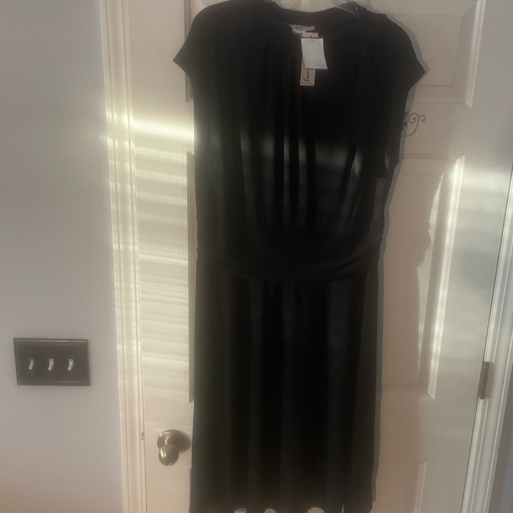 Love Squared Womans Sleeveless Black Dress Size 1X.